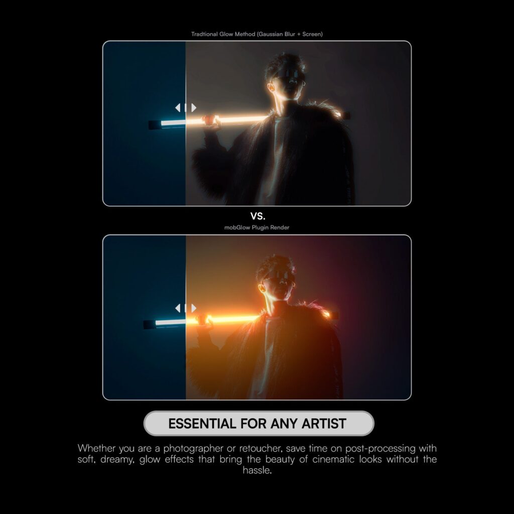 图片[3]-2025PS高级发光效果插件MobGlow自然发光霓虹辉光效果支持WIN/MAC-猫知享